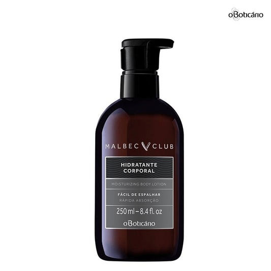 Oboticario Malbec Club Crema Hidratante corporal masculina