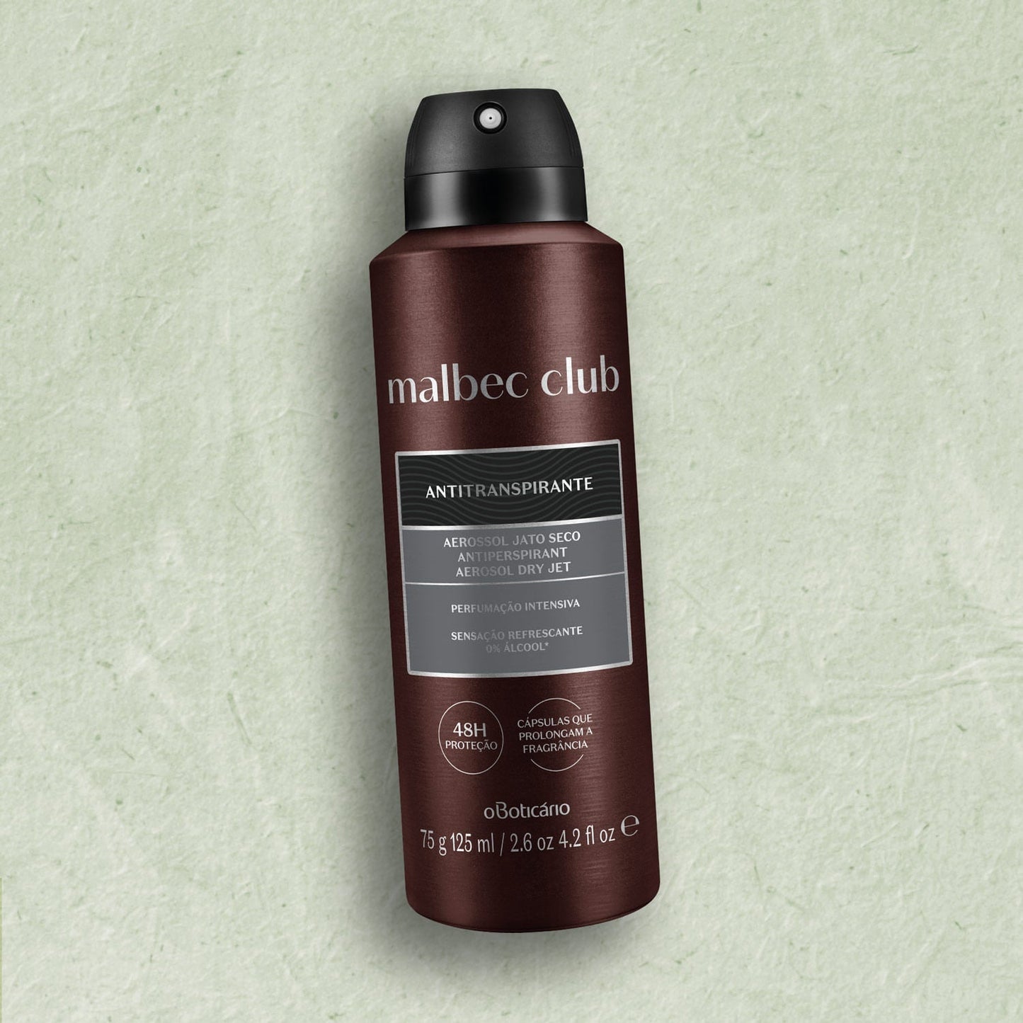 Oboticario Malbec Desodorante Antitranspirante Aerosol Club