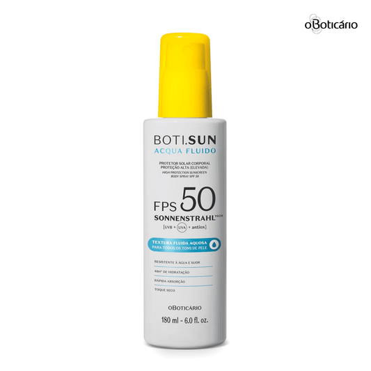 Oboticario Protector Acqua Fluido Protetor Solar Corporal en Spray FPS 50