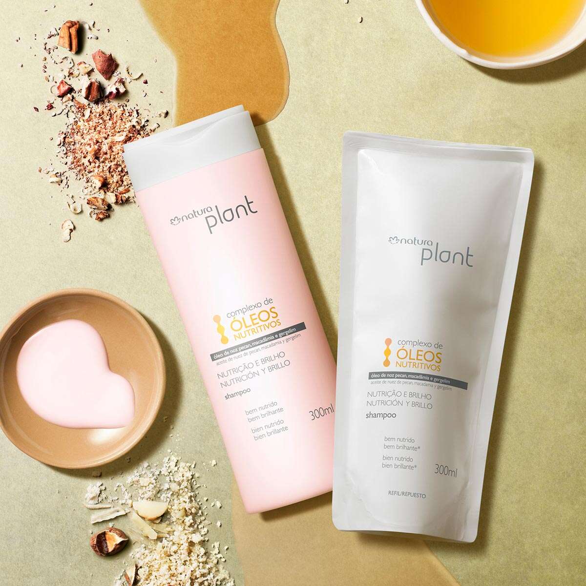 Plant Repuesto shampoo nutrición y brillo - Beaute Florale