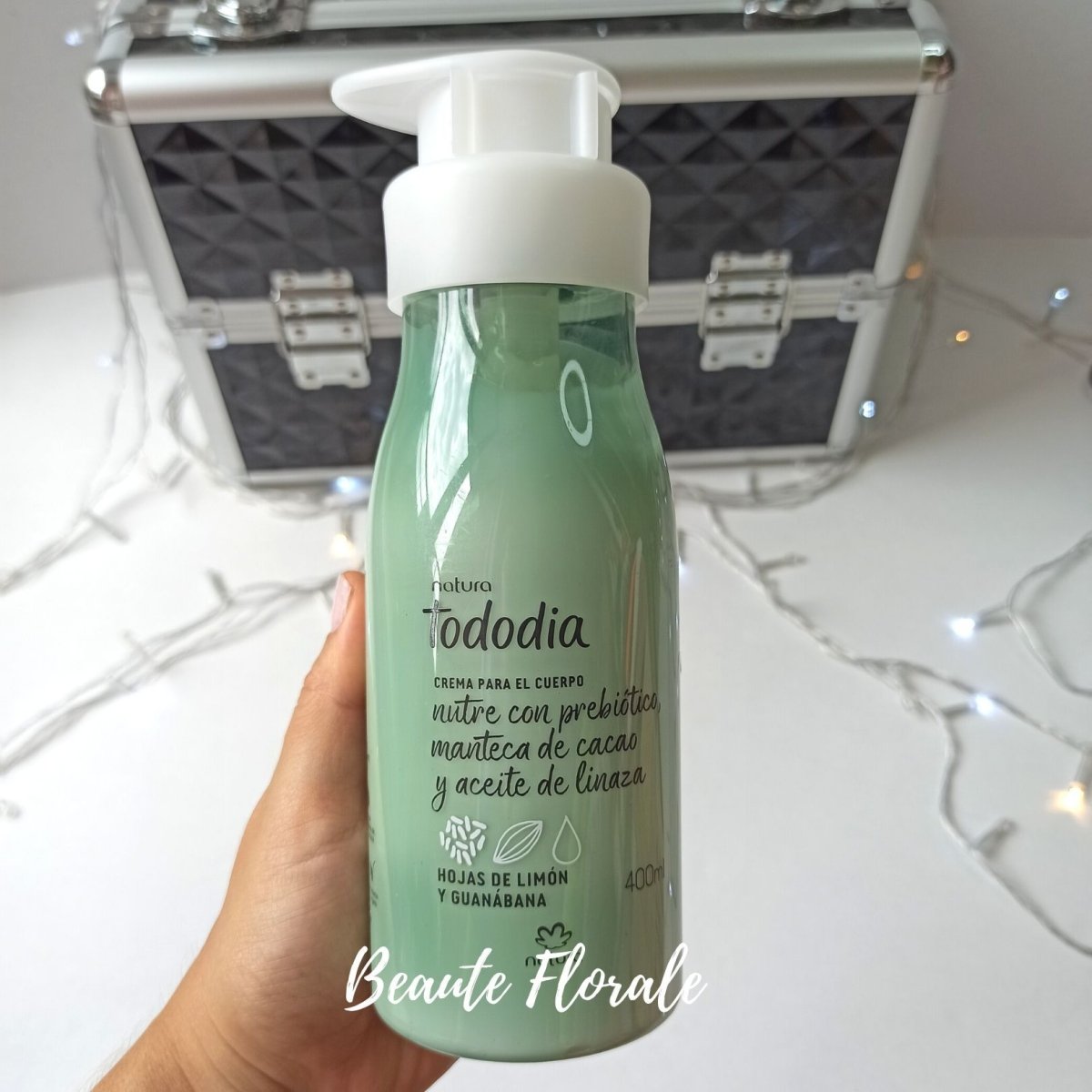Tododia Crema nutritiva para el cuerpo hojas de limón y Guanabana - Beaute Florale