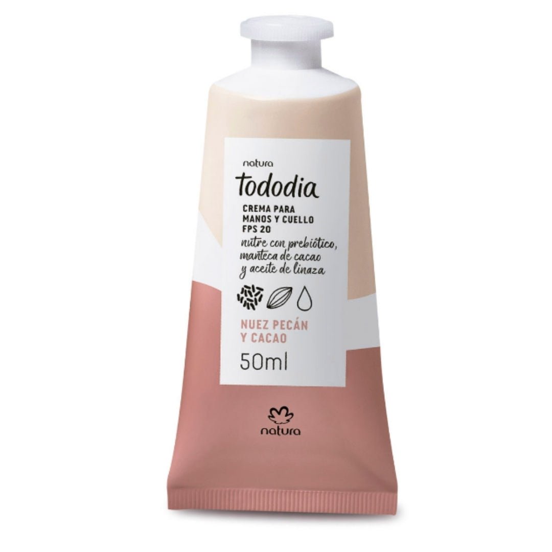 Tododia Crema nutritiva para las manos nuez pecán y cacao - Beaute Florale