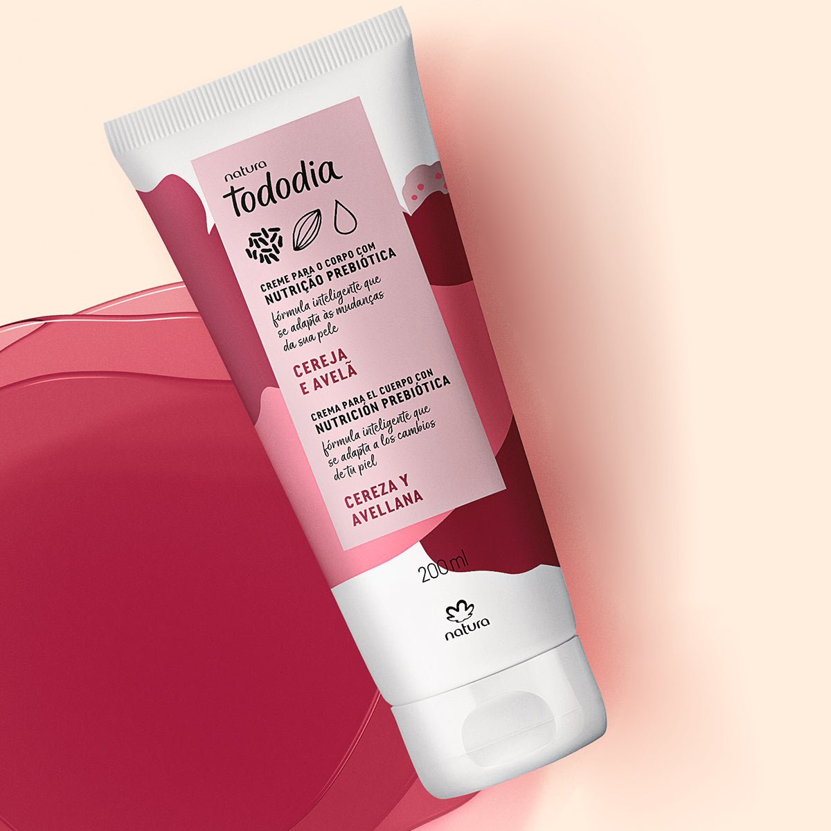 Tododia Crema para el cuerpo Cereza y Avellana - Beaute Florale