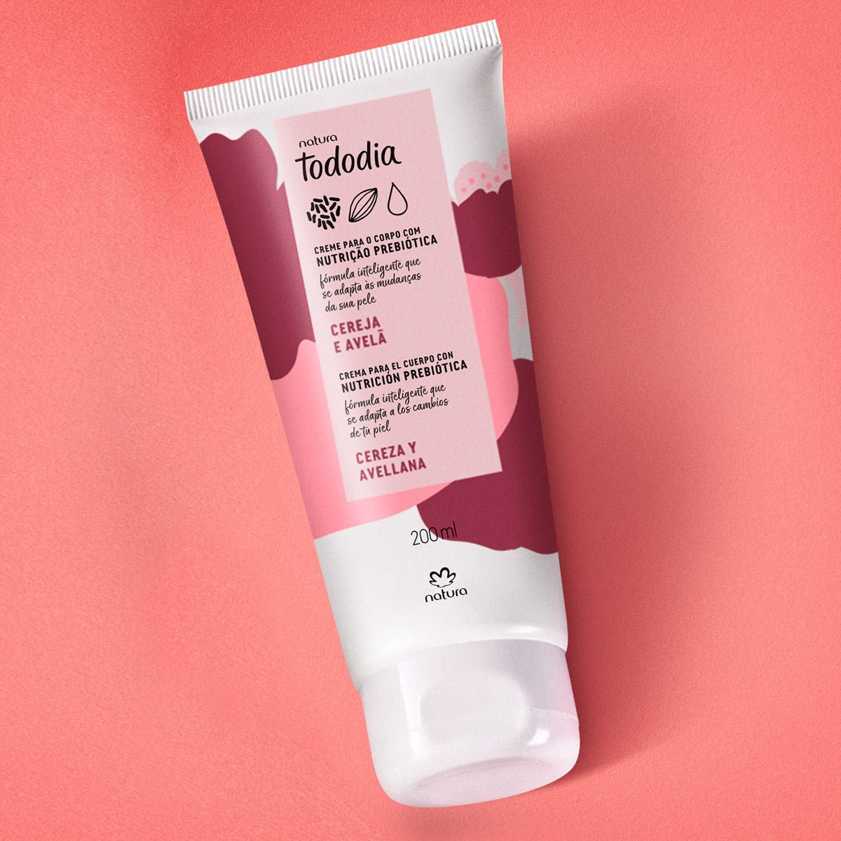 Tododia Crema para el cuerpo Cereza y Avellana - Beaute Florale