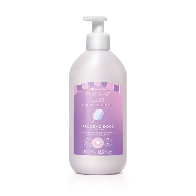 Crema Hidratante Corporal Dulces Delirios – Algodón de Azúcar