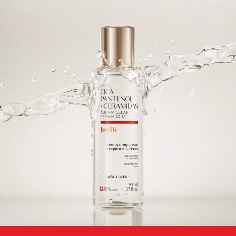 Agua Micelar Reparadora cica pantenol + Ceramidas