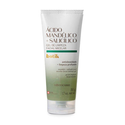 Gel de limpieza facial micelar acido madélico + Salicílico 50 gr Botik