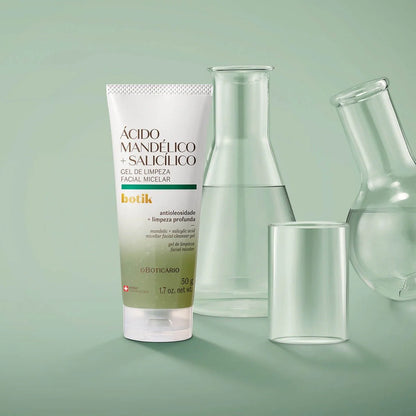 Gel de limpieza facial micelar acido madélico + Salicílico 50 gr Botik