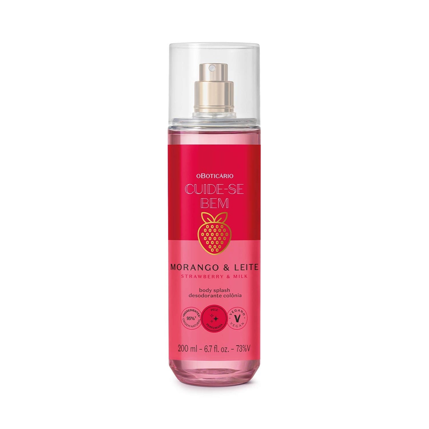 Body Splash Corporal Fresa y Leche 200ml