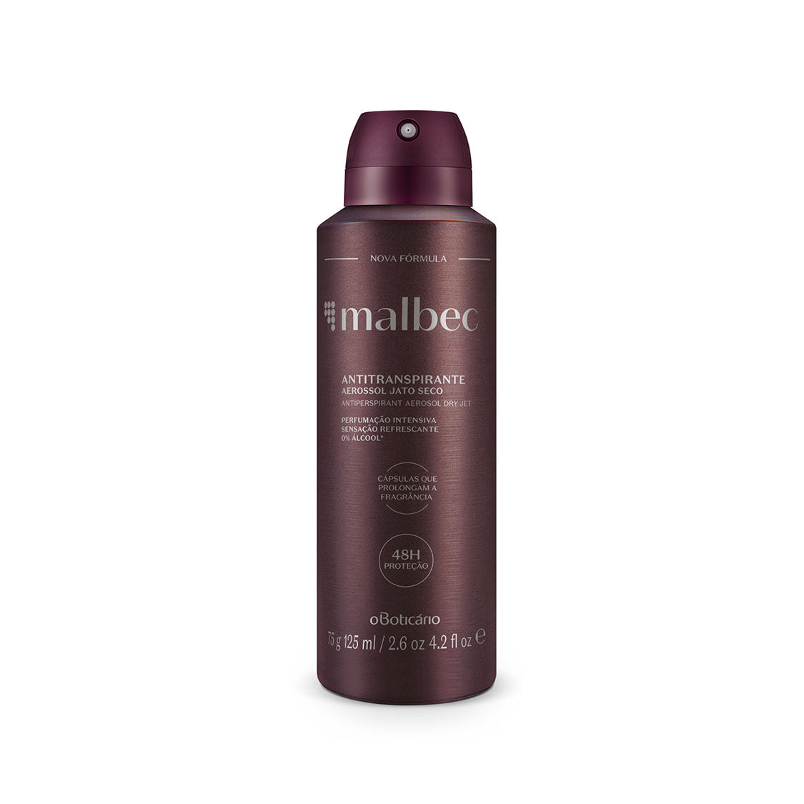 Desodorante antitranspirante en aerosol masculino Malbec Club