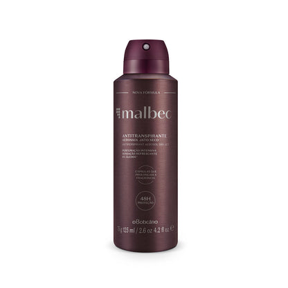 Desodorante antitranspirante en aerosol masculino Malbec Club