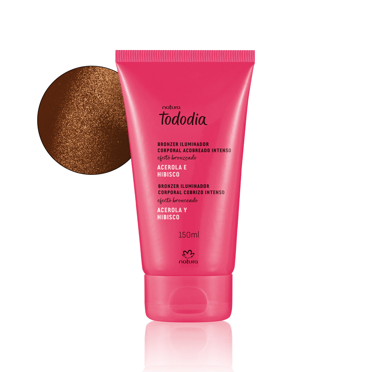 Bronzer Iluminador Corporal Acerola E Hibisco