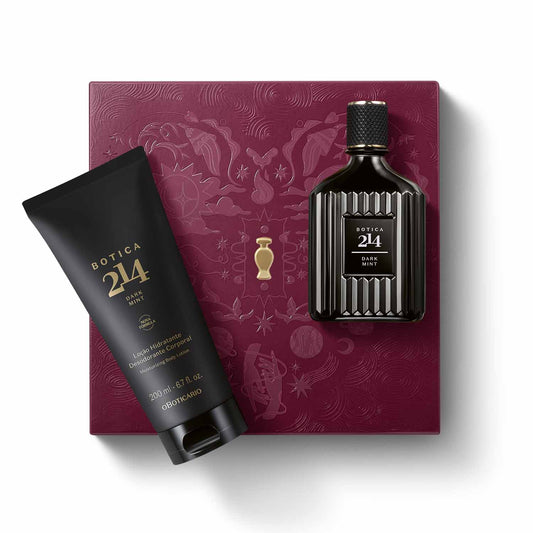 Kit De Regalo De Amor Y Amistad Masculino Botica 214 Dark Mint
