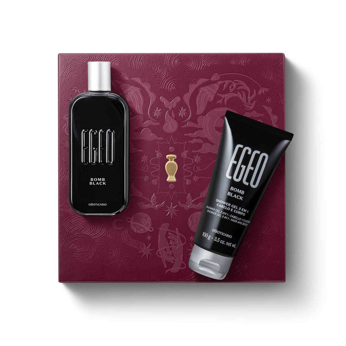 Kit De Regalo De Amor Y Amistad Para Hombre Egeo Bomb Black