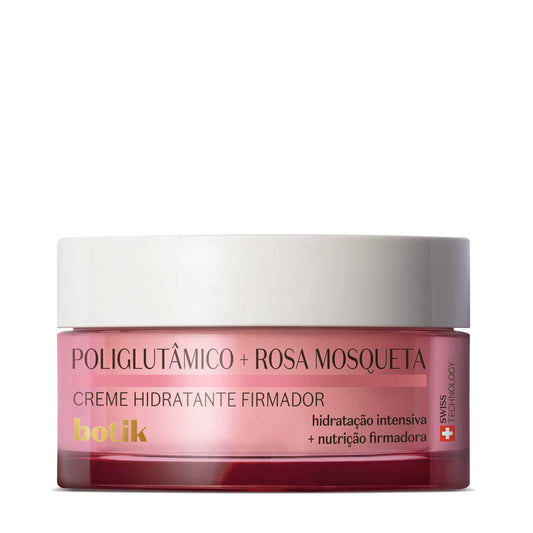 Crema hidratante reafirmante acido poliglutamico + rosa mosqueta botik 45g