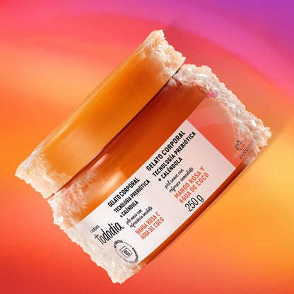 Gelatina Corporal Mango Rosa y Agua de Coco