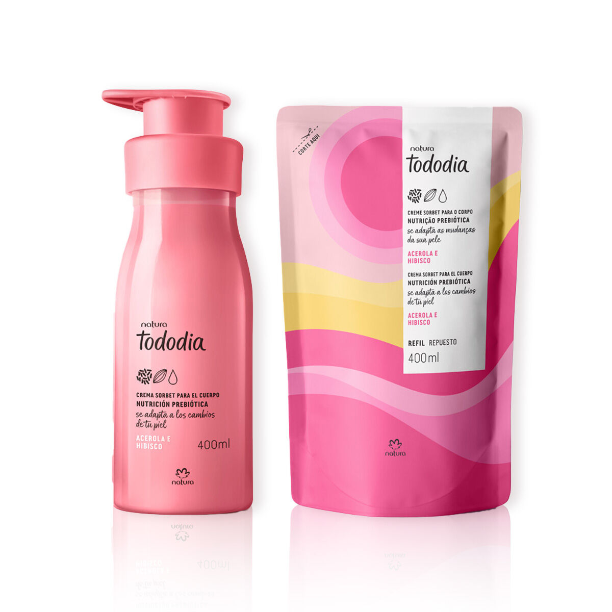 Kit Doble Contenido Acerola E Hibisco Tododia