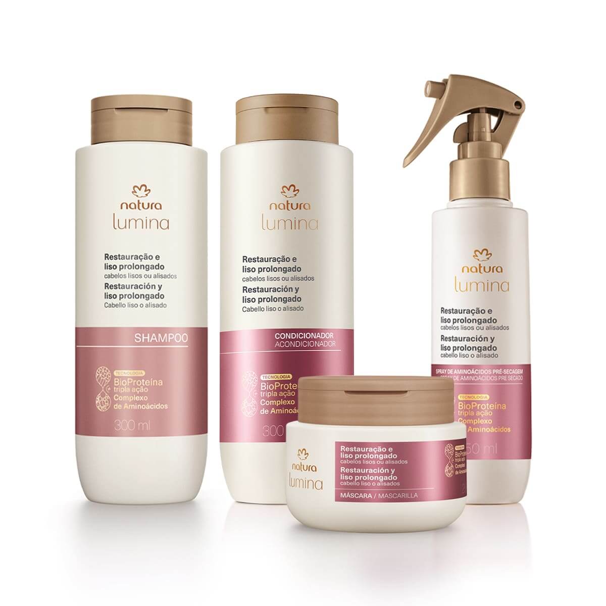 Kit Lumina Liso y Alisado Completo