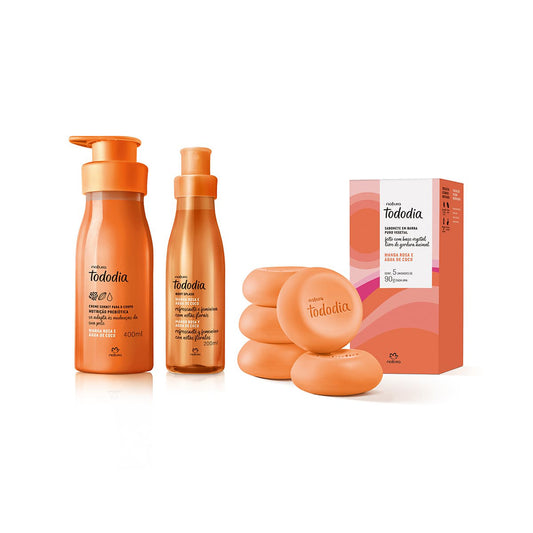 Kit Tododia Mango Rosa y Agua de Coco