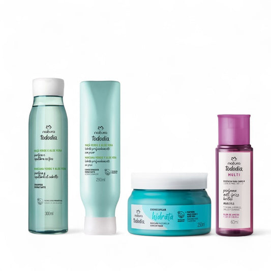 Kit hidratación Completa Manzana Verde y Aloe Vera + Esencia