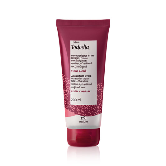 Jabón líquido íntimo Tododia Cereza y Avellana