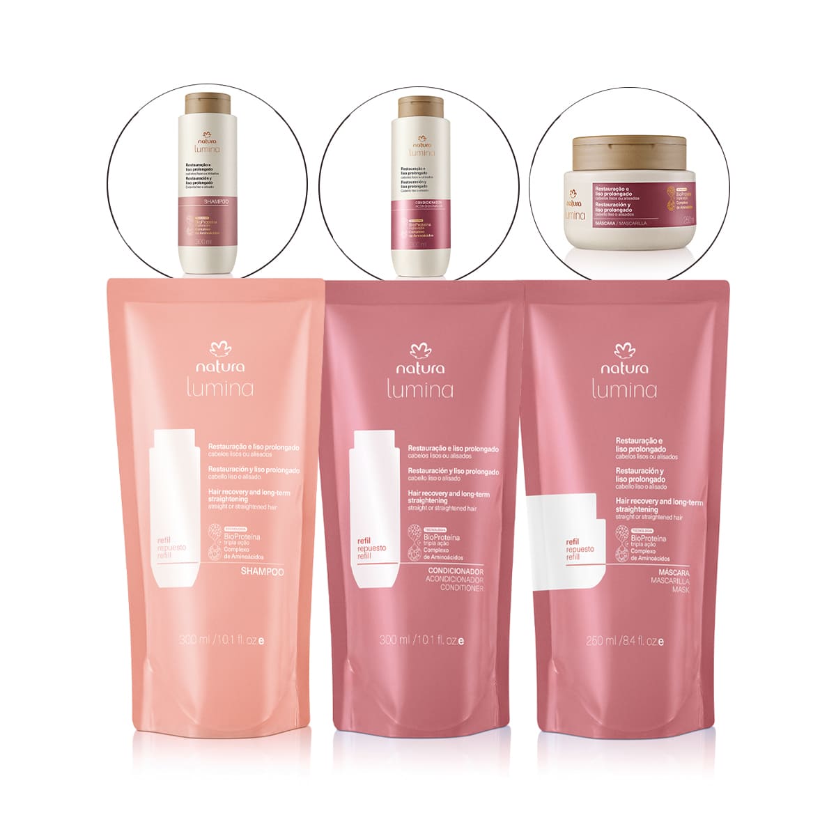 Kit Repuestos Lumina Restauración y Liso Prolongado