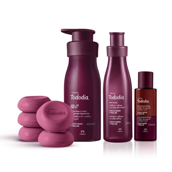 Kit de Baño y Perfumacion Cereza Negra y Praliné
