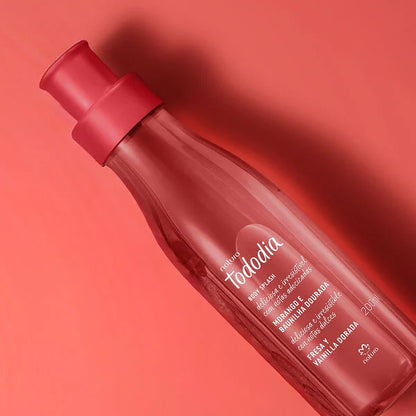Body Splash Tododia Fresa y Vainilla Dorada 200ml