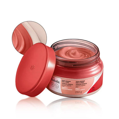 Crema Merengue para el cuerpo Tododia fresa y vainilla dorada 250gr