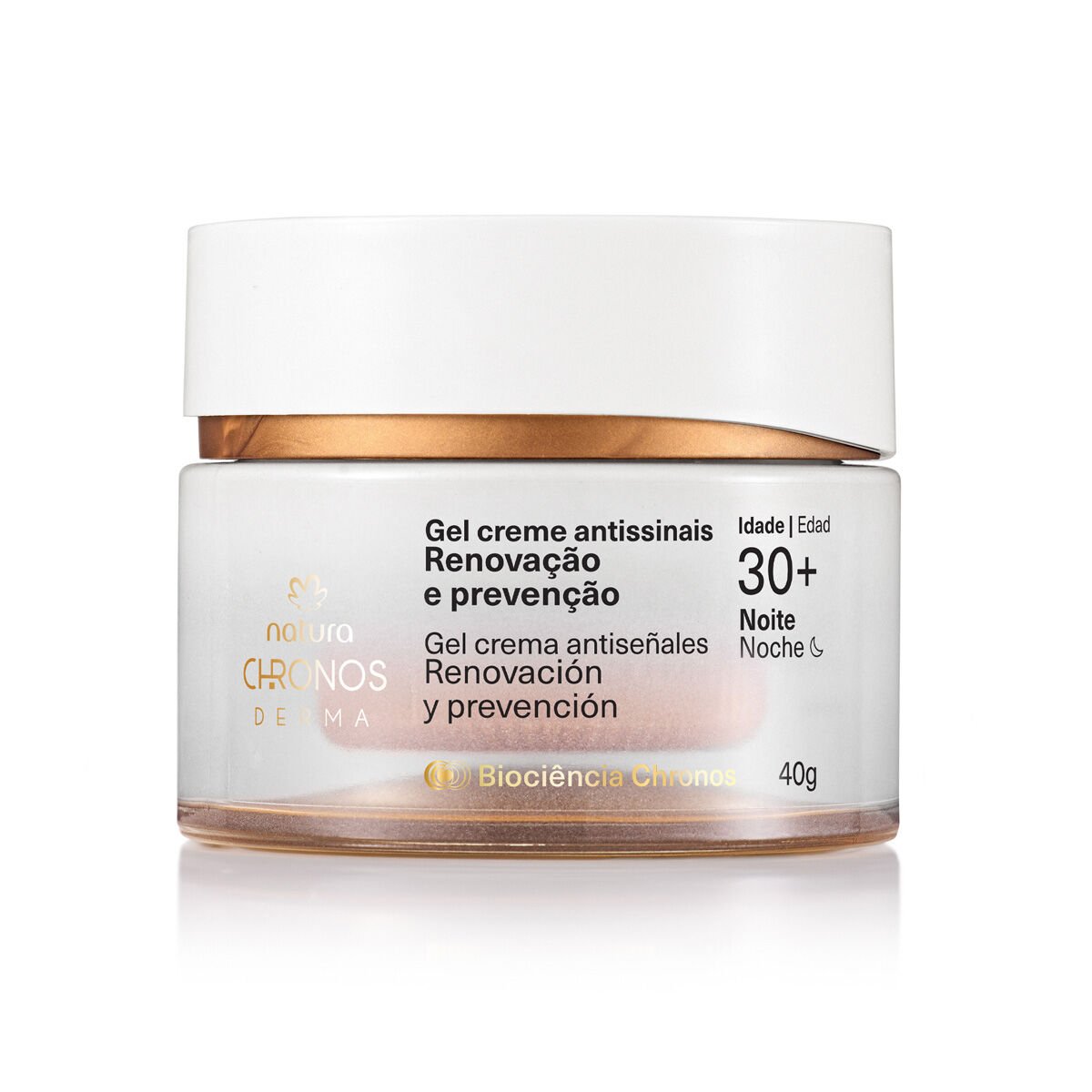 Gel Crema Antiseñales Renovación y Prevención 30+ Noche Chronos Derma