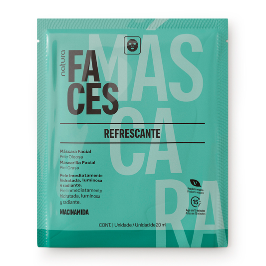 Máscara Facial Refrescante Piel Oleosa