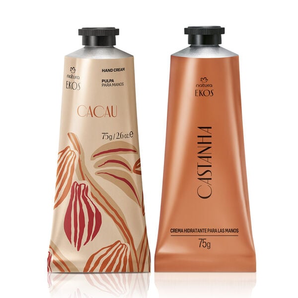 Duo manos cacao y castaña Ekos