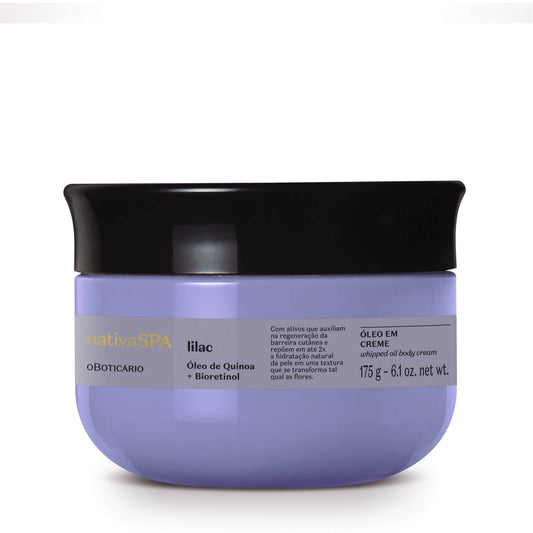 Óleo corporal en crema lilac