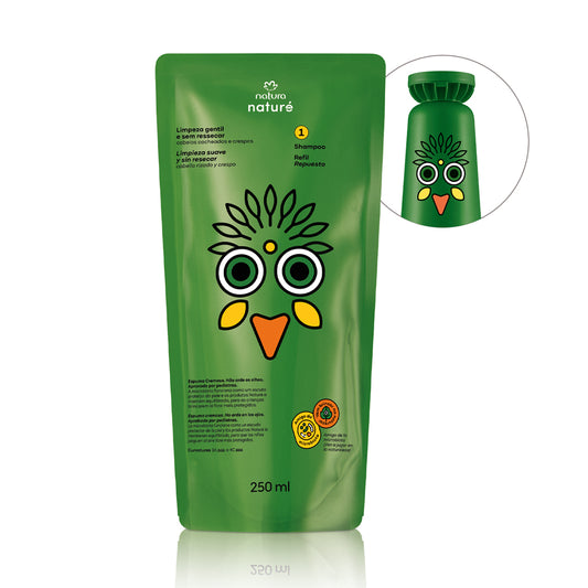 Repuesto Shampoo Niños Cabello Rizado y Crespo
