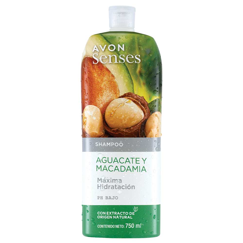 Senses Shampoo Aguacate y Macadamia Máxima Hidratación