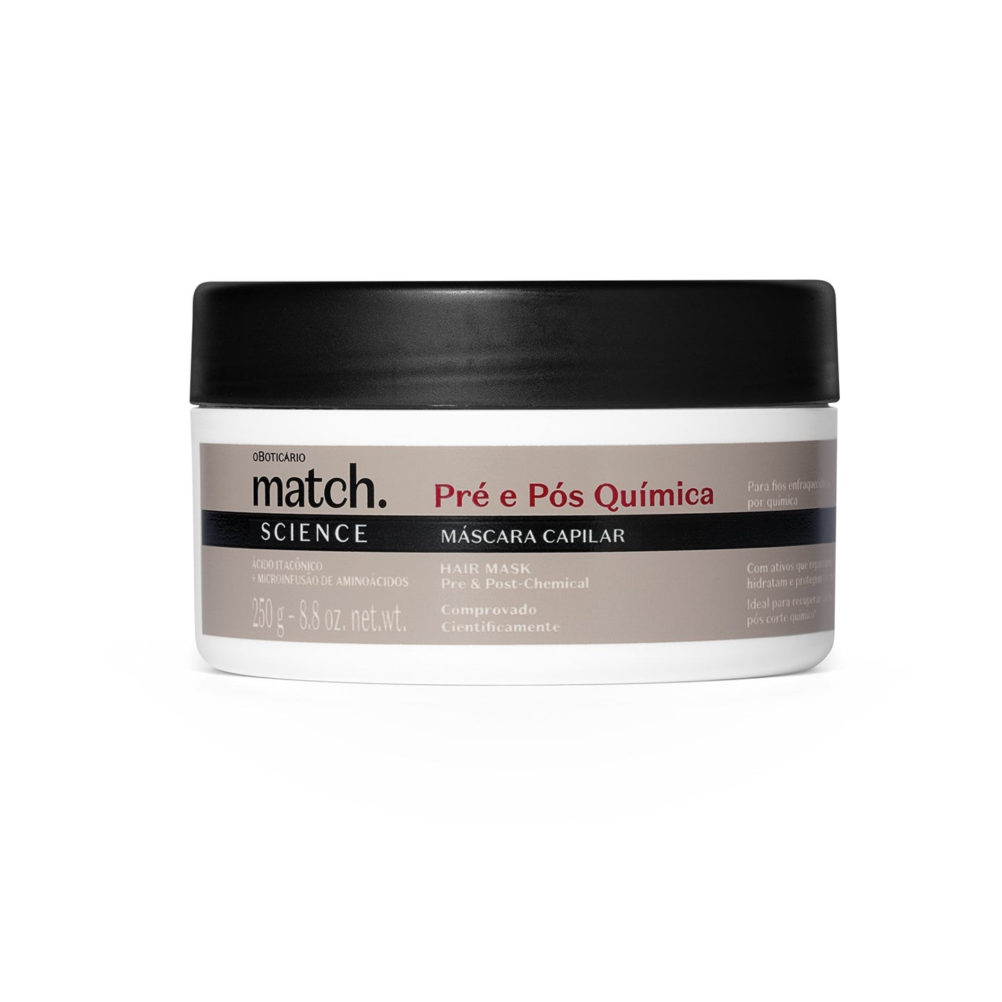 Match Science Mascarilla Pre y Post Tratamientos Químicos