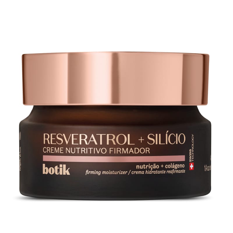 Crema nutritiva reafirmante con resveratrol y silicio