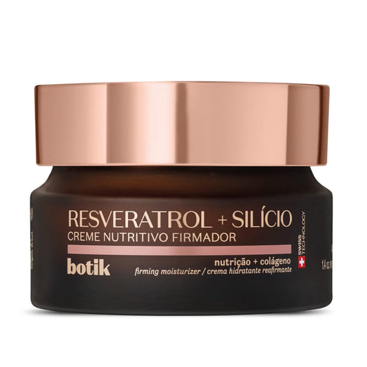 Crema nutritiva reafirmante con resveratrol y silicio