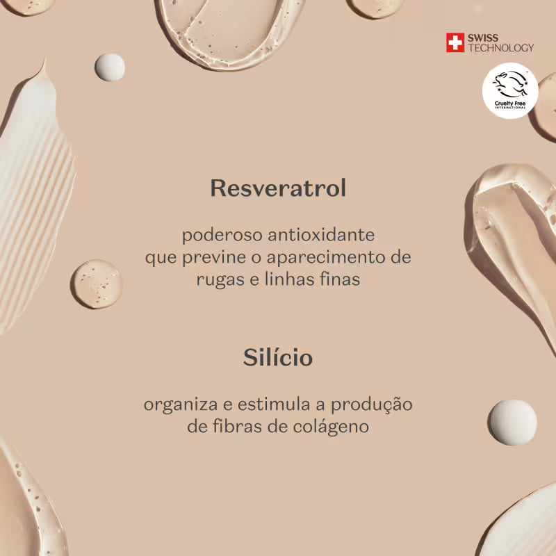 Crema limpiadora facial Resveratrol y Silicio