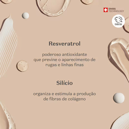 Crema limpiadora facial Resveratrol y Silicio