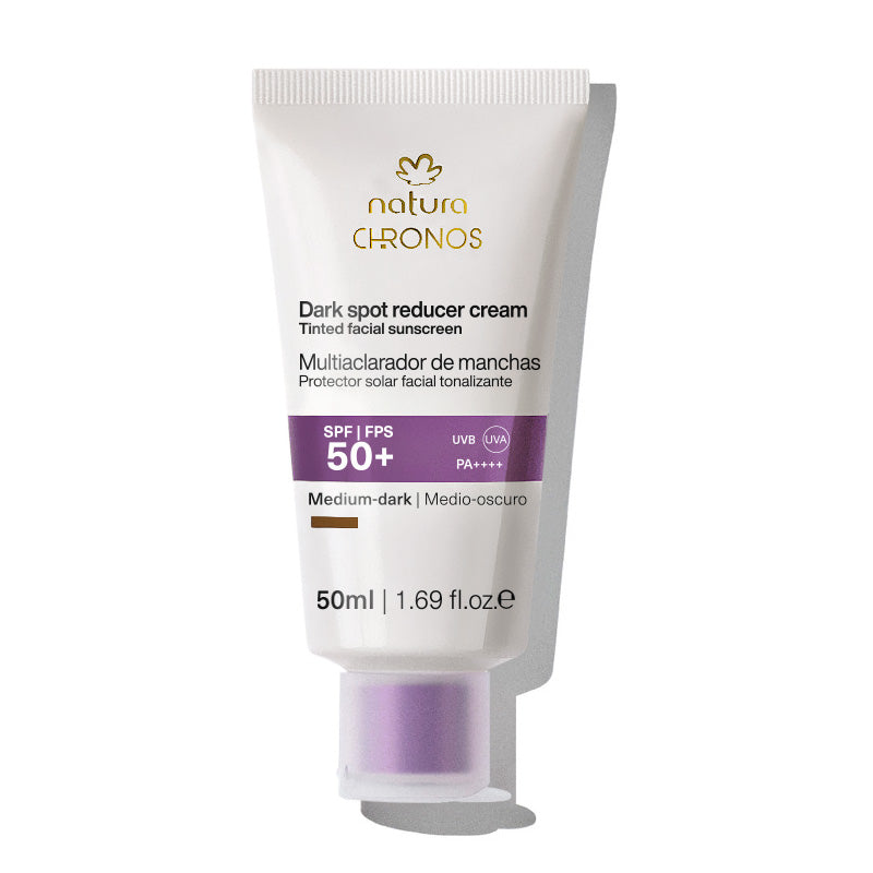 Natura Chronos Protector aclarador de manchas medio-oscuro FPS 50