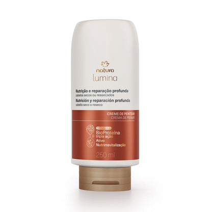 Natura Crema de Peinar Selladora de Cutículas | Hidratación Intensa para Cabellos Secos o Resecos