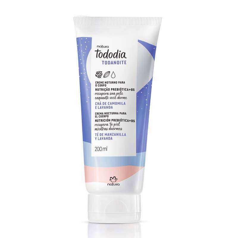 Natura Crema nocturna corporal té de manzanilla y lavanda