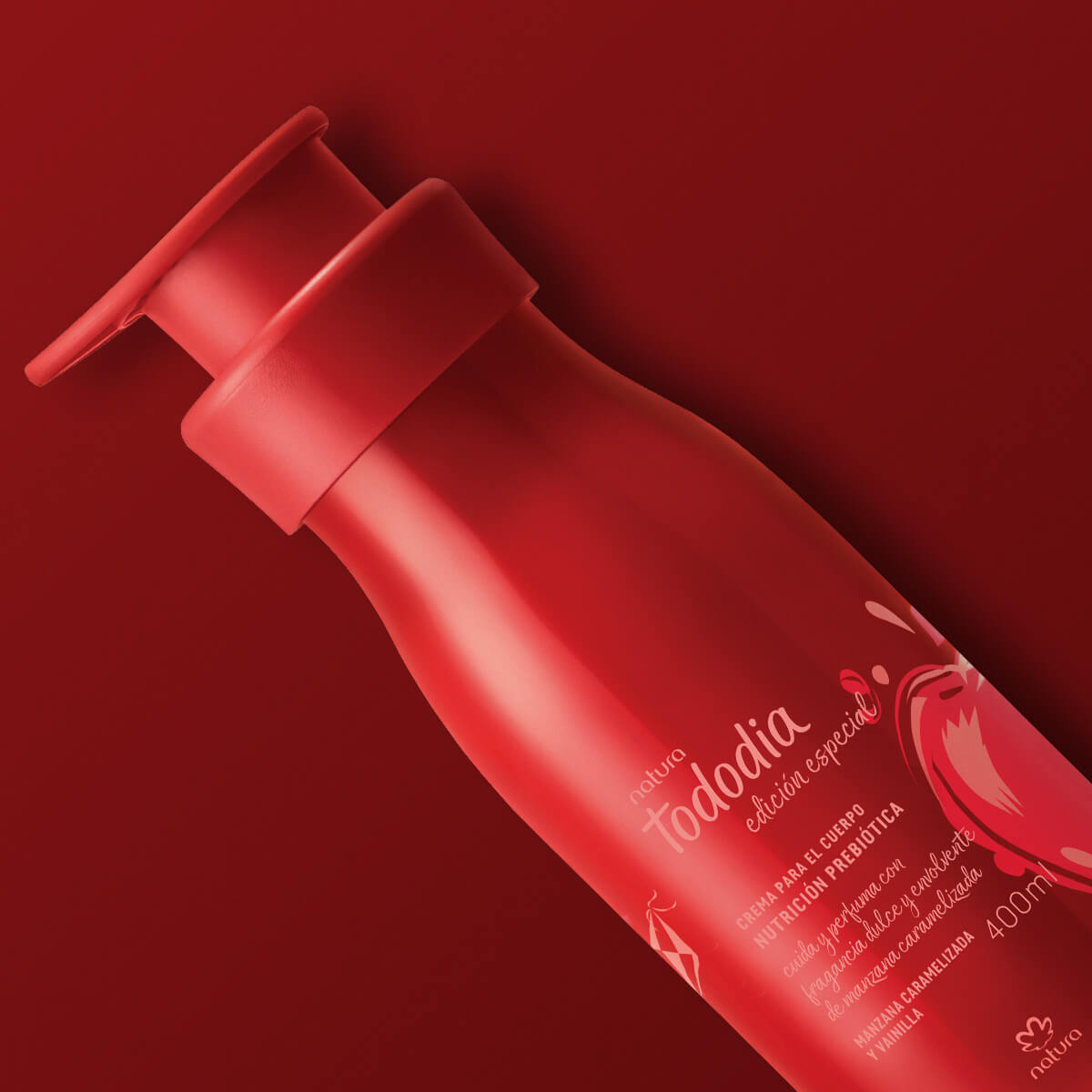 Natura Crema Nutritiva para el Cuerpo Tododia Manzana Caramelizada y Vainilla