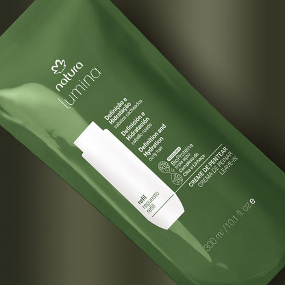 Natura crema para peinar Lumina Repuesto Crema para peinar cabello rizado brillo intenso