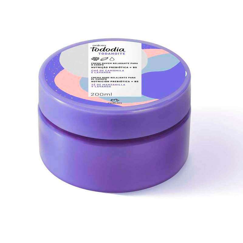 Natura Crema relajante corporal té de manzanilla y lavanda