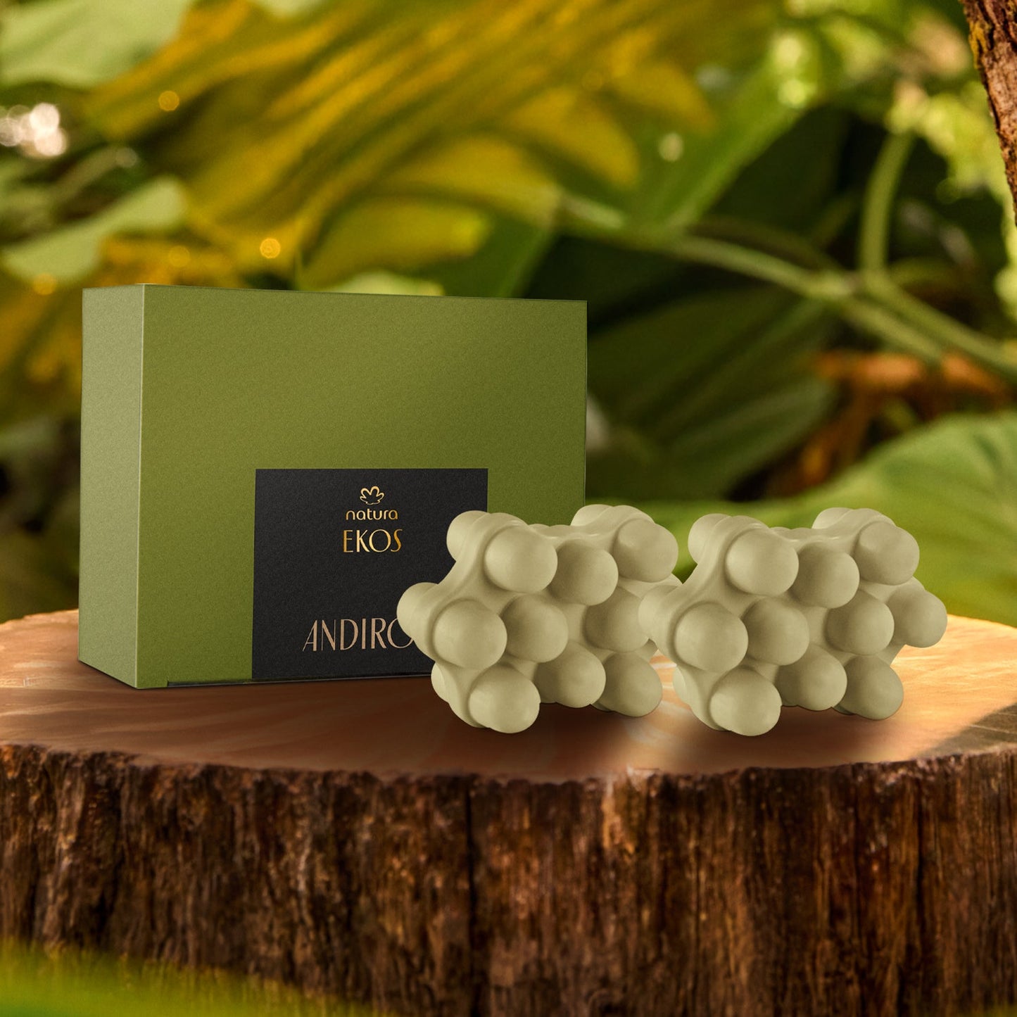 Natura Jabon en Barra Masajeador Andiroba