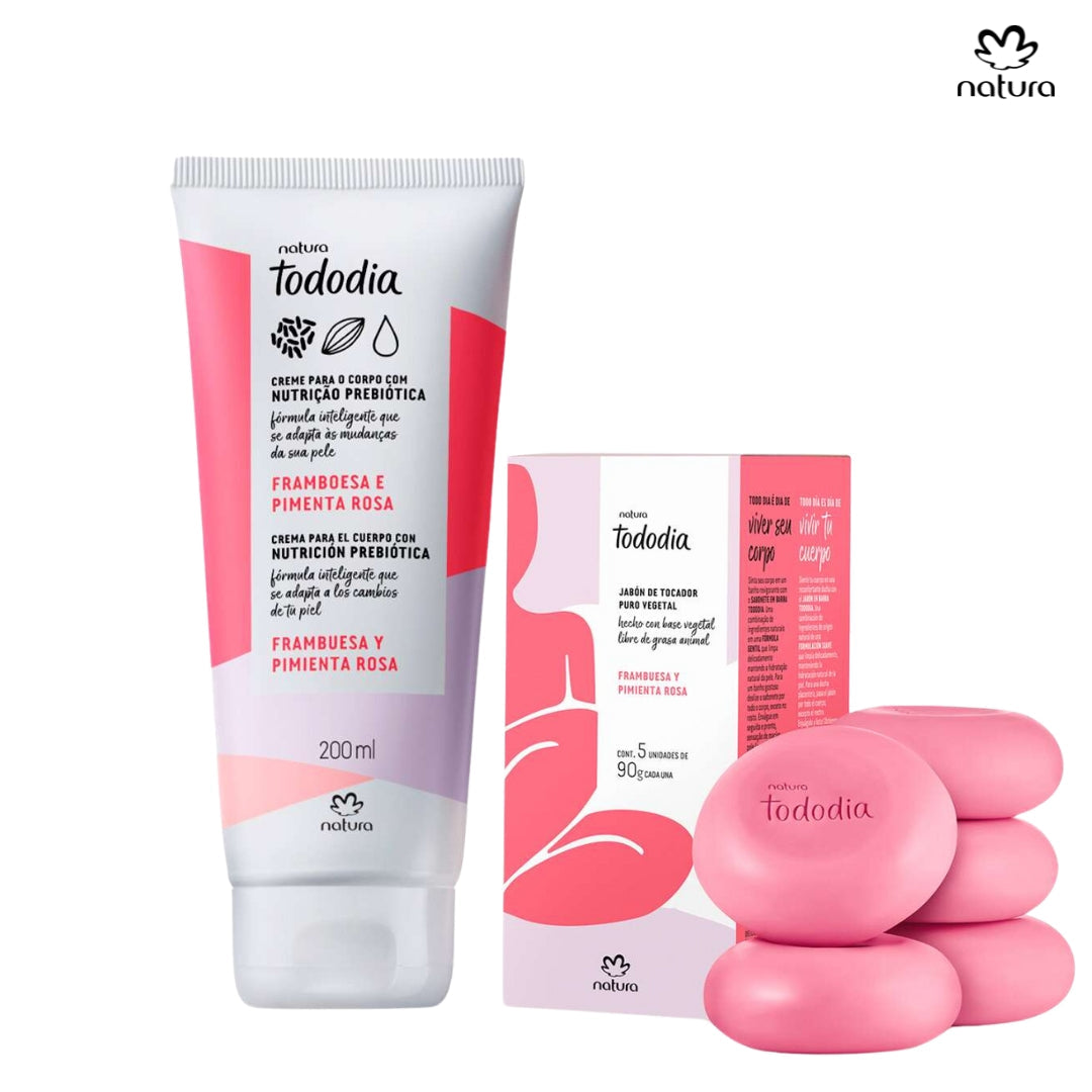 Natura Kit frambuesa hidratacion y nutricion