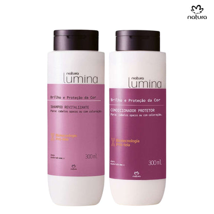 Natura Kit Lumina Brillo Diario Cabellos con Tintes