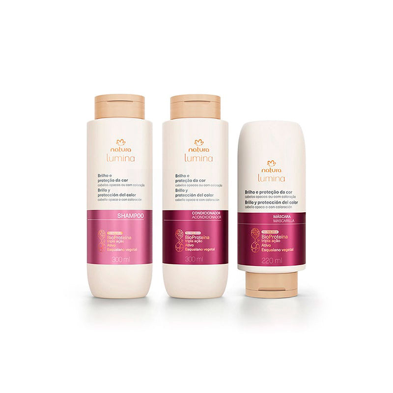 Natura Kit Lumina Brillo Intenso Cabello con Tintes